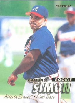 #653 Randall Simon - Atlanta Braves - 1997 Fleer Baseball