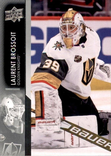 #654 Laurent Brossoit - Vegas Golden Knights - 2021-22 Upper Deck Hockey