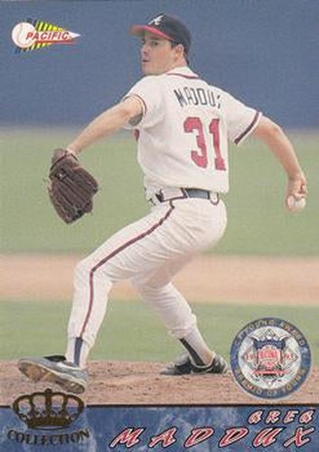 #656 Greg Maddux - Atlanta Braves - 1994 Pacific Baseball