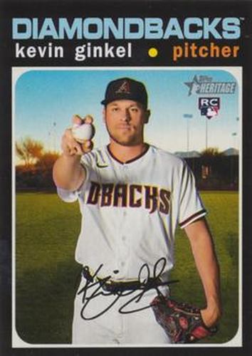 #656 Kevin Ginkel - Arizona Diamondbacks - 2020 Topps Heritage Baseball