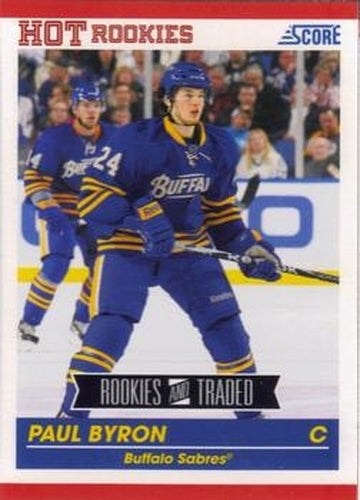 #657 Paul Byron - Buffalo Sabres - 2010-11 Score Hockey