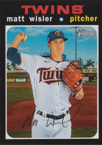 #657 Matt Wisler - Minnesota Twins - 2020 Topps Heritage Baseball