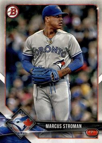 #65 Marcus Stroman - Toronto Blue Jays - 2018 Bowman Baseball