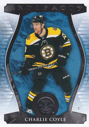 #65 Charlie Coyle - Boston Bruins - 2023-24 Upper Deck Artifacts Hockey
