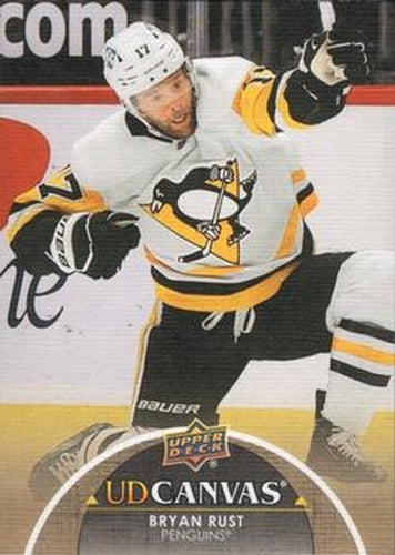 #C65 Bryan Rust - Pittsburgh Penguins - 2021-22 Upper Deck - UD Canvas Hockey
