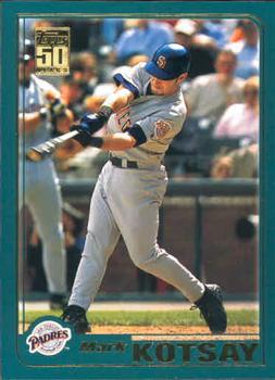 #T65 Mark Kotsay - San Diego Padres - 2001 Topps Traded & Rookies Baseball