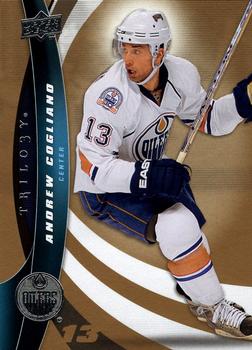 #65 Andrew Cogliano - Edmonton Oilers - 2009-10 Upper Deck Trilogy Hockey