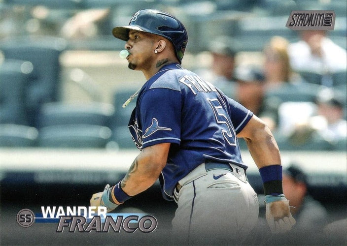 #65 Wander Franco - Tampa Bay Rays - 2023 Stadium Club Baseball