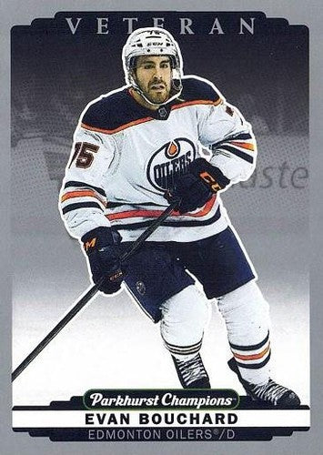 #65 Evan Bouchard - Edmonton Oilers - 2022-23 Parkhurst Champions - Silver Hockey