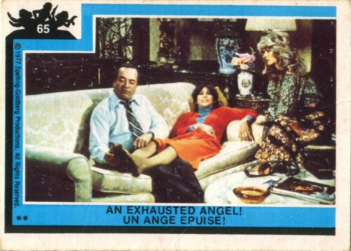 #65 An Exhausted Angel! - 1977 O-Pee-Chee Charlie's Angels