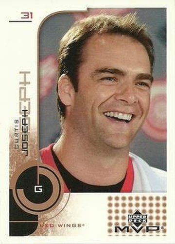 #65 Curtis Joseph - Detroit Red Wings - 2002-03 Upper Deck MVP Hockey