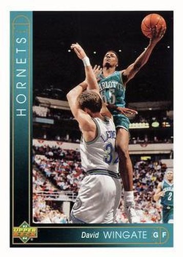 #65 David Wingate - Charlotte Hornets - 1993-94 Upper Deck Basketball