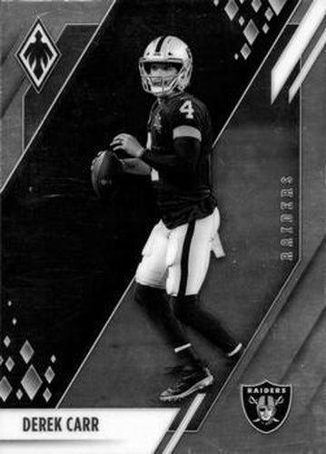 #65 Derek Carr - Las Vegas Raiders - 2021 Panini Phoenix Football