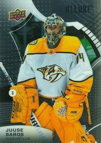#65 Juuse Saros - Nashville Predators - 2021-22 Upper Deck Allure Hockey