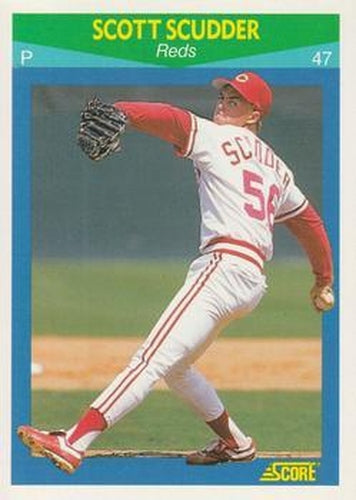 #65 Scott Scudder - Cincinnati Reds - 1990 Score Rising Stars Baseball