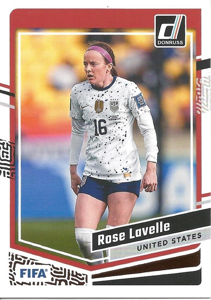 #65 Rose Lavelle - USA - 2023-24 Donruss Soccer