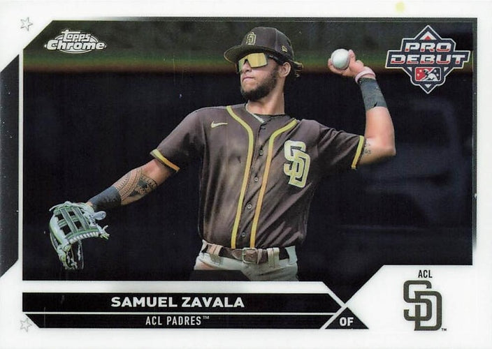 #PDC-65 Samuel Zavala - ACL Padres - 2023 Topps Pro Debut - Chrome Baseball