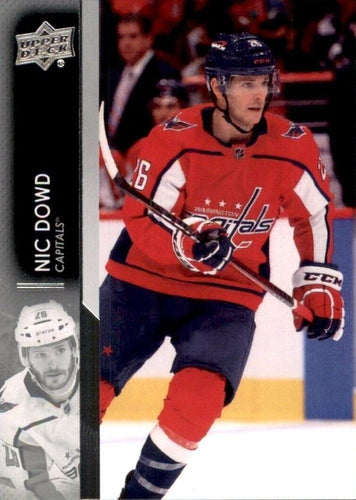 #660 Nic Dowd - Washington Capitals - 2021-22 Upper Deck Hockey