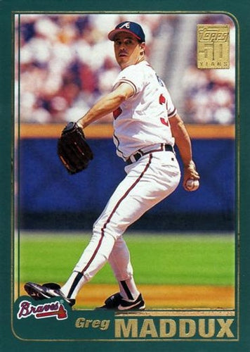 #660 Greg Maddux - Atlanta Braves - 2001 Topps Baseball
