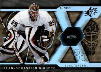 #1 Jean-Sebastien Giguere - Anaheim Ducks - 2007-08 SPx Hockey