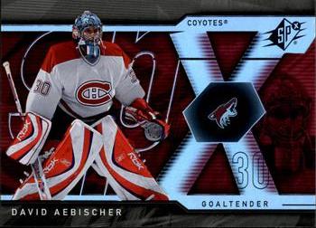 #13 David Aebischer - Phoenix Coyotes - 2007-08 SPx Hockey