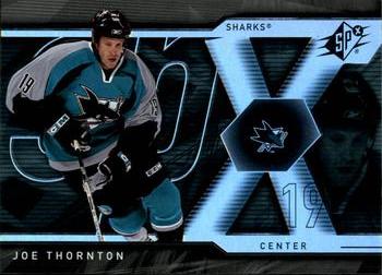 #14 Joe Thornton - San Jose Sharks - 2007-08 SPx Hockey