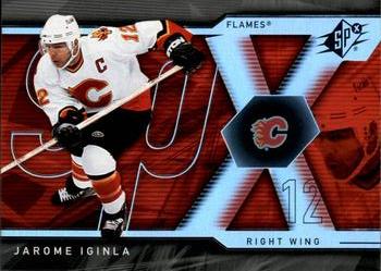 #18 Jarome Iginla - Calgary Flames - 2007-08 SPx Hockey