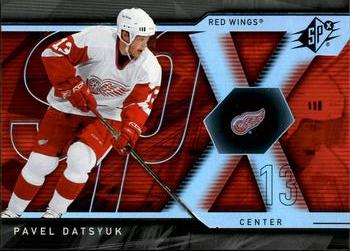 #44 Pavel Datsyuk - Detroit Red Wings - 2007-08 SPx Hockey