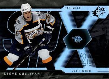 #47 Steve Sullivan - Nashville Predators - 2007-08 SPx Hockey