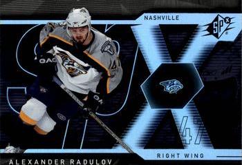 #48 Alexander Radulov - Nashville Predators - 2007-08 SPx Hockey