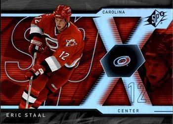 #55 Eric Staal - Carolina Hurricanes - 2007-08 SPx Hockey