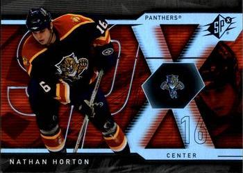 #58 Nathan Horton - Florida Panthers - 2007-08 SPx Hockey