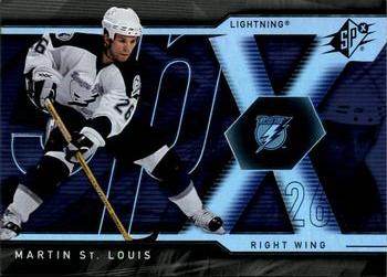 #61 Martin St. Louis - Tampa Bay Lightning - 2007-08 SPx Hockey