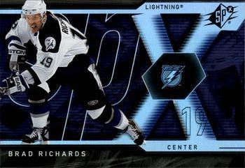 #63 Brad Richards - Tampa Bay Lightning - 2007-08 SPx Hockey