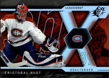 #74 Cristobal Huet - Montreal Canadiens - 2007-08 SPx Hockey