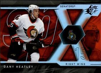 #80 Dany Heatley - Ottawa Senators - 2007-08 SPx Hockey