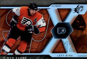 #94 Simon Gagne - Philadelphia Flyers - 2007-08 SPx Hockey