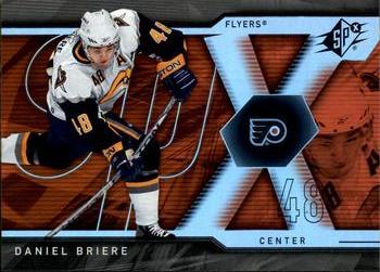 #95 Daniel Briere - Philadelphia Flyers - 2007-08 SPx Hockey