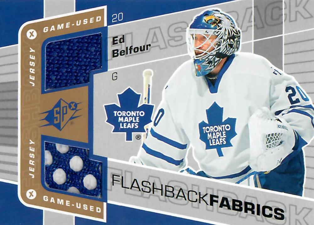 #109 Ed Belfour - Toronto Maple Leafs - 2007-08 SPx Hockey