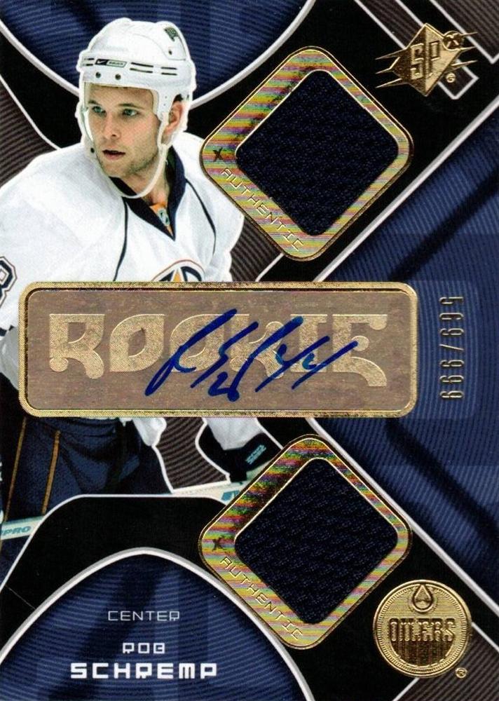 #211 Rob Schremp - Edmonton Oilers - 2007-08 SPx Hockey
