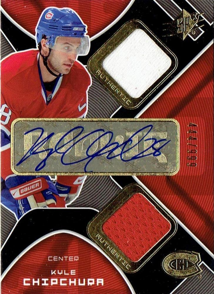 #218 Kyle Chipchura - Montreal Canadiens - 2007-08 SPx Hockey