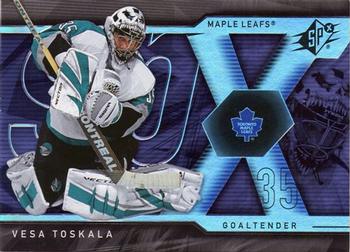 #82 Vesa Toskala - Toronto Maple Leafs - 2007-08 SPx Hockey