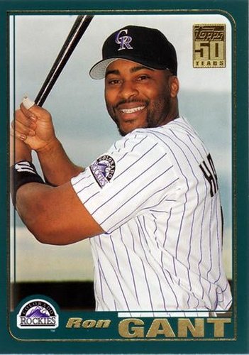 #661 Ron Gant - Colorado Rockies - 2001 Topps Baseball