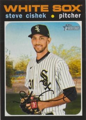 #661 Steve Cishek - Chicago White Sox - 2020 Topps Heritage Baseball