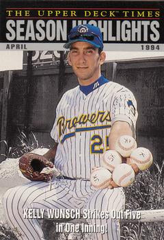 #103 Kelly Wunsch - Beloit Brewers - 1995 Upper Deck Minor League Baseball