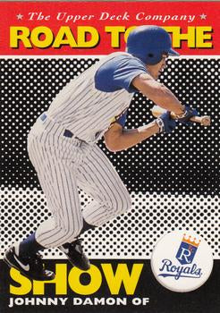 #162 Johnny Damon - Wilmington Blue Rocks - 1995 Upper Deck Minor League Baseball