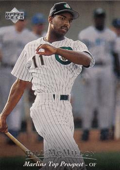#183 Billy McMillon - Kane County Cougars - 1995 Upper Deck Minor League Baseball