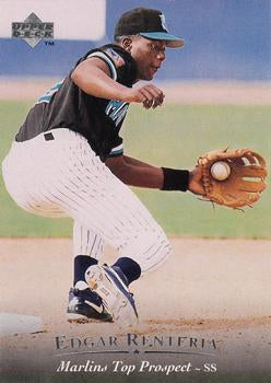 #186 Edgar Renteria - Brevard County Manatees - 1995 Upper Deck Minor League Baseball