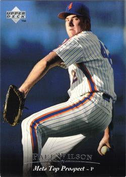 #42b Paul Wilson ERR - St. Lucie Mets - 1995 Upper Deck Minor League Baseball