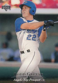 #25 Todd Greene - Lake Elsinore Storm - 1995 Upper Deck Minor League Baseball